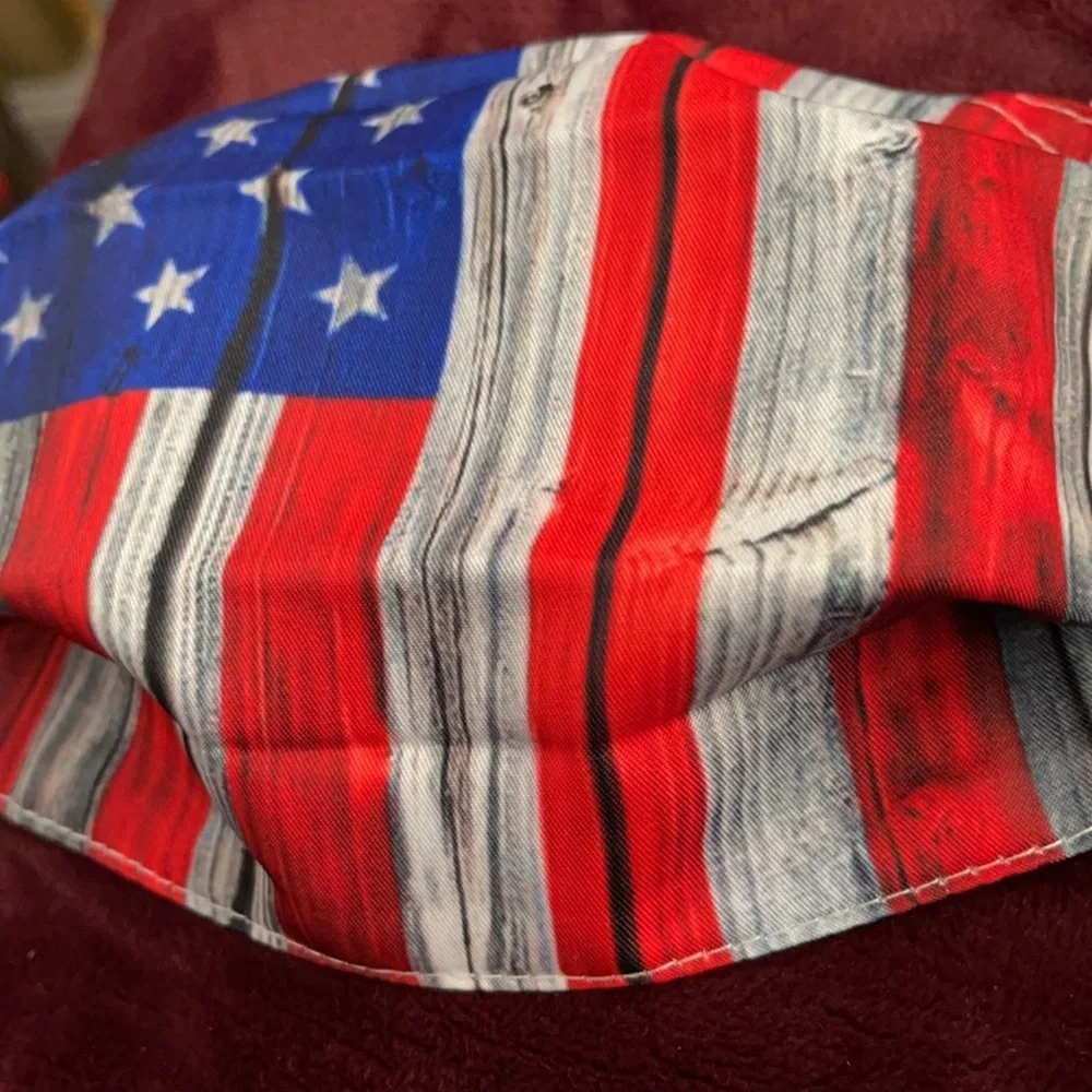 6/$20 New American flag face mask